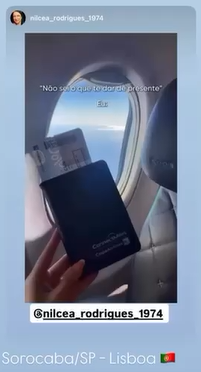 Cliente viajando para Lisboa
