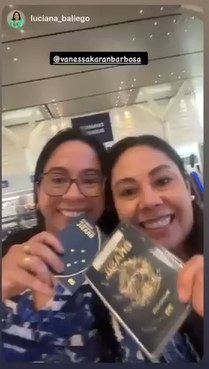 Clientes embarcando em viagem